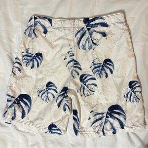 Nautica Board Shorts Tropical Print Men’s size 36
